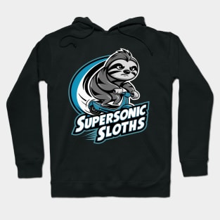 "Zooming Zen: The Speedy Sloth" Hoodie